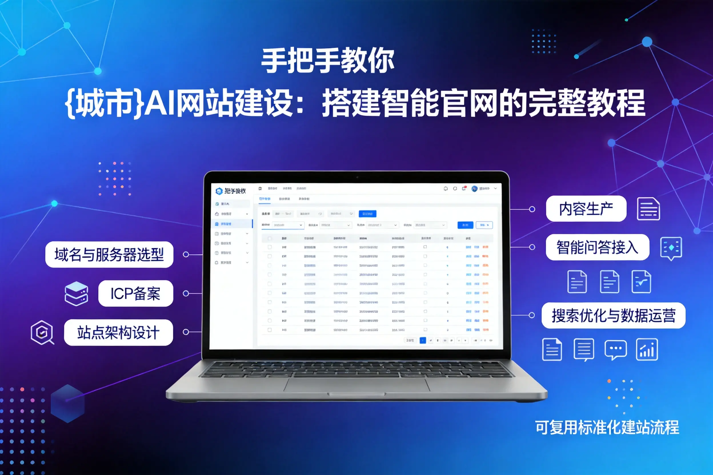 手把手教你曲靖AI网站建设：搭建智能官网的完整教程