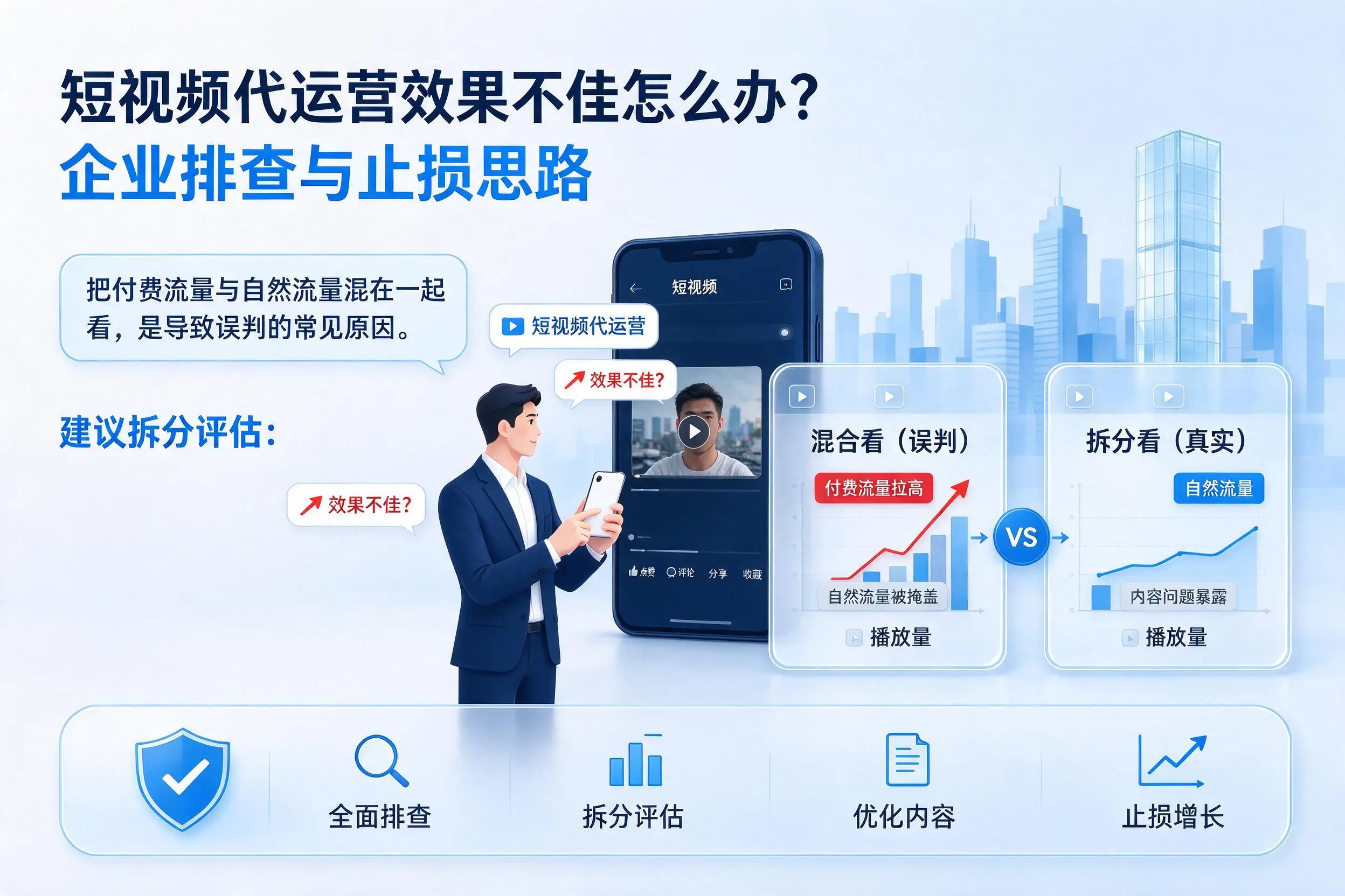 短视频代运营效果不佳怎么办?曲靖企业排查与止损思路