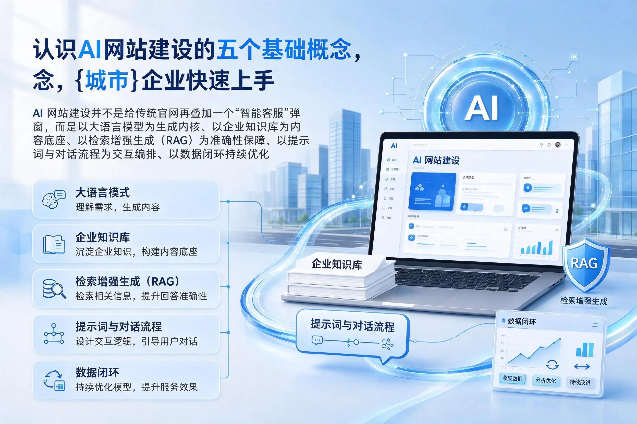 认识AI网站建设的五个基础概念,曲靖企业快速上手