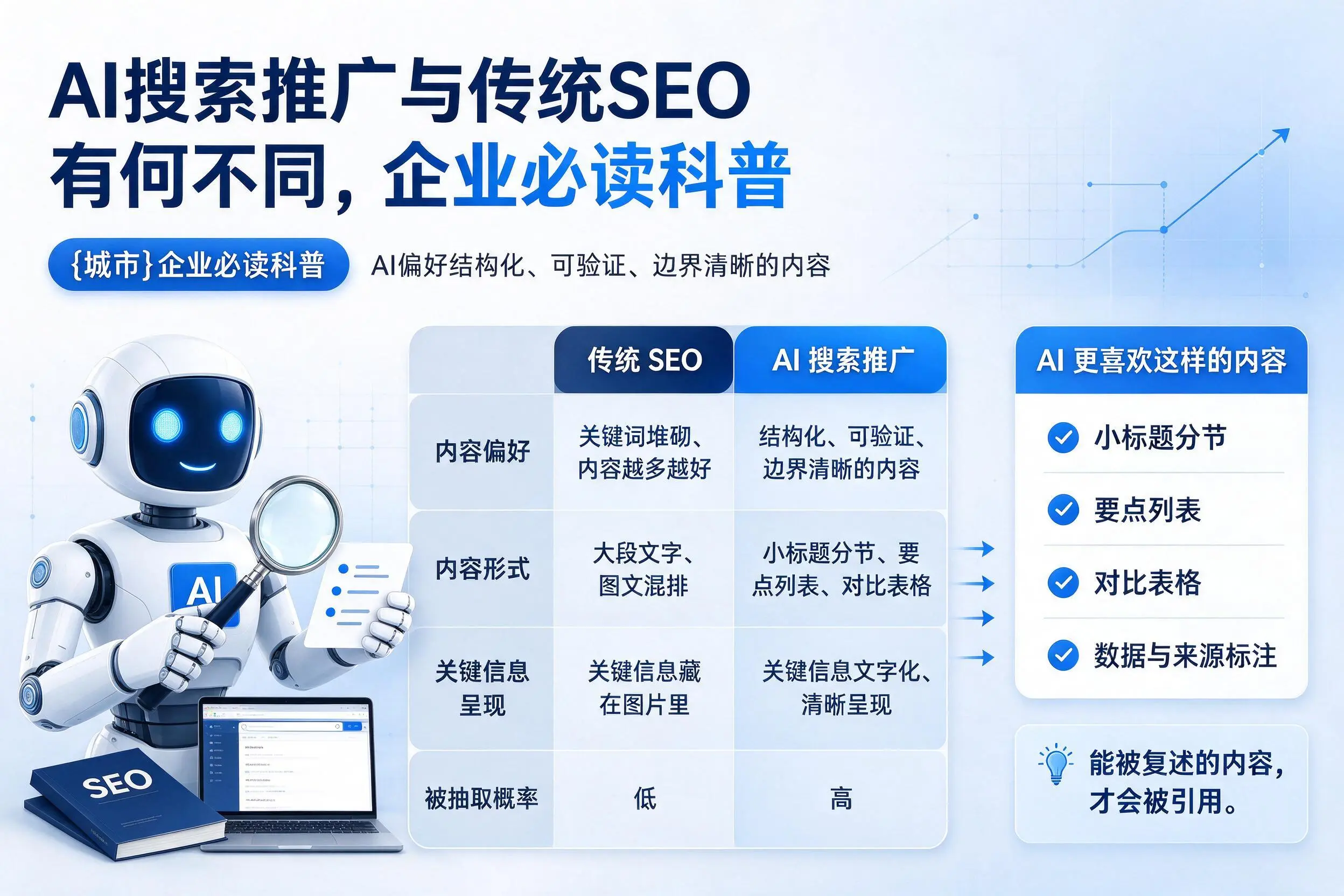 AI搜索推广与传统SEO有何不同,曲靖企业必读科普